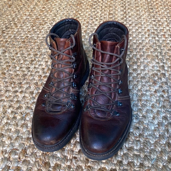 Johnston & Murphy POLLARD Brown Leather Alpine Boots - Picture 1 of 6